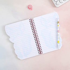 Soporte personalizado PVC espuma burbuja pegatina burbuja pasta forma especial A5 cuaderno cubierta animal y astronauta patrón Bloc de notas - Product Image 4