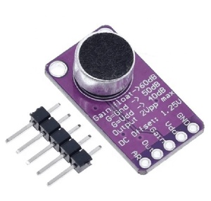 Shenzhen Qihuawei MAX9814 modulo amplificatore microfono microfono microfono amplificatore suono modulo sensore di suono MAX9814 - Product Image 1