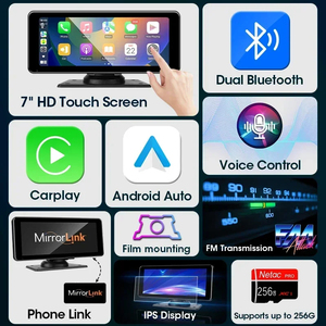 PND10.26インチポータブルカープレイ/AndroidautoカーナビゲーションタッチGpsカーナビゲーションデバイスMp5プレーヤー - Product Image 2