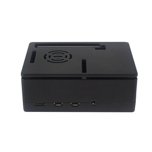 Raspberry Pi 4 modello B scatola nera custodia coperchio rimovibile ABS custodia per Rpi 4B supporto ventola di raffreddamento o 3.5 pollici Touch Screen - Product Image 6