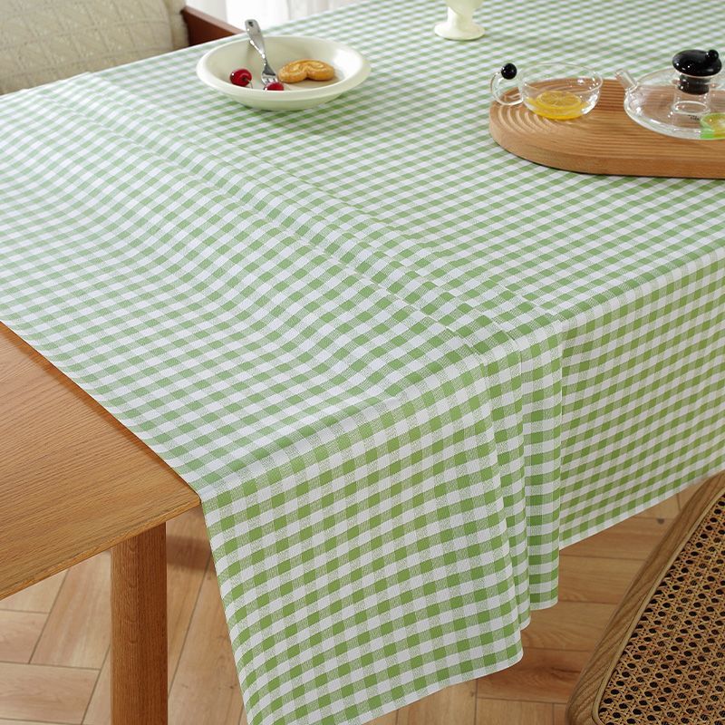 PVC Green Checkered Grid