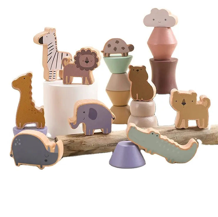 Caja de juguetes montessori de madera para niños, caja de juguetes educativos