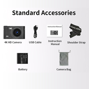 Newest HD 4K Digital <strong>Camera</strong> 3.0'' IPS Touch Screen with Flash Light and MP3 Function Student <strong>Camera</strong> for Photography - Product Image 6