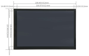 10,1 ''Zoll Raspberry Pi HDMI Touchscreen LCD-Monitor Für Raspberry PI 3B 4B mit Shell - Product Image 3