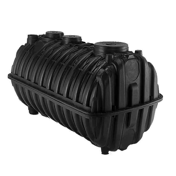 Good Quality Three-Compartment PE Septic Tank For Underground Home Sewage Water Treatment