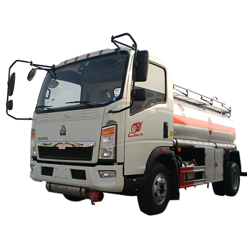 Sinotruk 4X4มินิเชื้อเพลิงรถบรรทุก Tanke ราคา