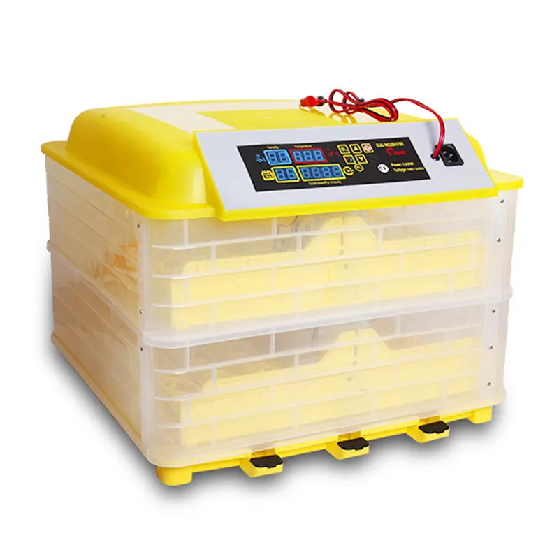 Tolcat — Machine d'éclosion automatique à 112 œufs, capacité de 98% œufs, avec lumière LED double puissance