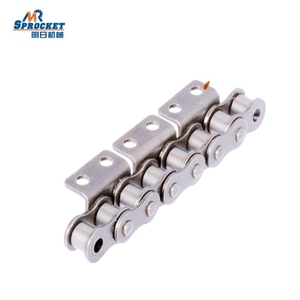 B Series Attachment <strong>Chain</strong> 08B <strong>12B</strong> Stainless Steel Short Pitch Roller <strong>Chain</strong> With A1 K1 Attachment - Product Image 1