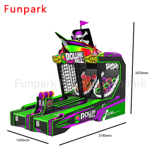 Детская игровая площадка Funpark, лидер продаж, боулинг с монетоприемным управлением, игровой автомат, Настольная игровая площадка, металлический материал - Product Image 4