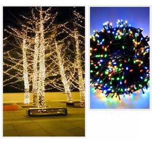12m 100LED8モードリモコンUSB充電式ソーラーパネルパワード防水RGBクリスマスLEDストリングライトクリスマス用 - Product Image 4