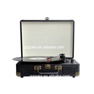 New Launched Home Audio Vinyl Player USB / BT Turntable Vinyl Records Player Semi-automatic Gramophone <strong>with</strong> External Speakers - Product Image 5