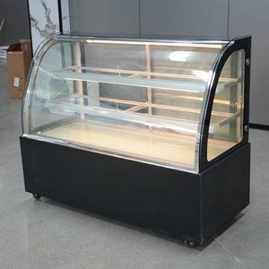 Bánh hiển thị tủ lạnh tủ lạnh tiếng ồn thấp tủ lạnh hiển thị trường hợp bánh hiển thị <span class=keywords><strong>Showcase</strong></span> cho siêu thị - Product Image 5