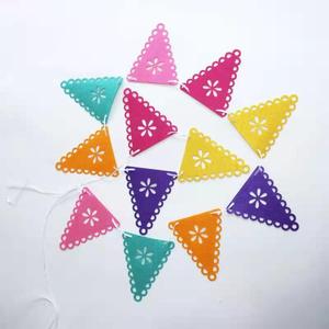 Banderín triangular con estampado personalizado para decoración, banderín de lana, fieltro, banderines deportivos - Product Image 5