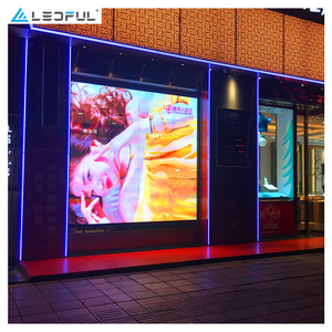 Display del modulo Mesh trasparente HD schermo pubblicitario in vetro trasparente a LED 3D - Product Image 4