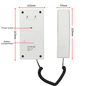 1KM White Outdoor Indoor <strong>Intercom</strong> Full Duplex <strong>Wireless</strong> <strong>Intercom</strong> <strong>System</strong> 2 <strong>Way</strong> House <strong>Intercom</strong> <strong>System</strong> with LCD Screen for Home - Product Image 3