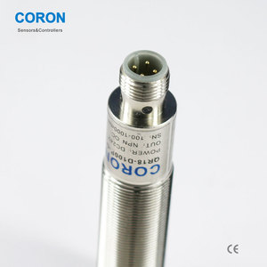 QR18-D50UT-G coron עבור חיישן m18 אולטרה סאונד עם פלט סנכרון אנלוגי 0-10v עם חישת מחבר m12 5 פינים 48-500 מ "מ