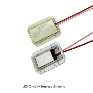 12V 5A智能镜子传感器开关调光感应发光二极管灯浴室触摸传感器开关镜子 - Product Image 2