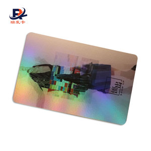 CR80 85.5 * 54毫米定制激光光面完成全息pvc卡全彩色印刷 - Product Image 2