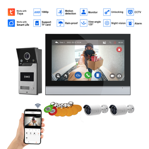 High Quality 10 Inch Ips Screen <strong>Video</strong> <strong>Intercom</strong> Door <strong>System</strong> 4-wire Connection <strong>Ip</strong> Waterproof Compatible With Network
