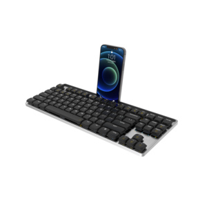 Di alta qualità 87 tasti 2.4Ghz Wireless + tastiera senza fili BT5.0 tastiera meccanica del Computer Multi dispositivi con Slot per Win/iOS/ - Product Image 6