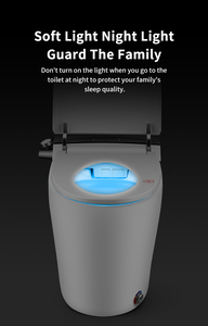 Euro Style Electronic Toilet Auto Flushing Remote Control Smart Toilet with <strong>Bidet</strong> - Product Image 2