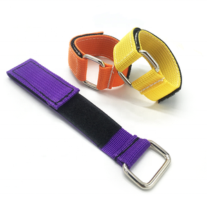 Jane Coo Reusable Fastening Tape Cable Tie <strong>Double</strong> <strong>Side</strong> Adjustable Sewing on Webbing <strong>Hook</strong> and <strong>Loop</strong> <strong>Strap</strong> With Buckle - Product Image 3