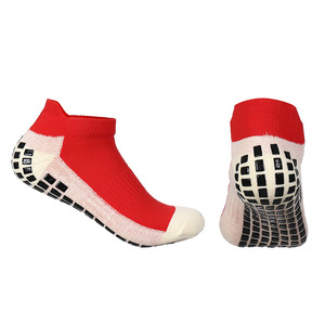 Wholesale Sporty White Ankle Low Cut <strong>Socks</strong> for Men Anti-Slip Grip Compression Breathability Print for Soccer Cycling Free - Product Image 6