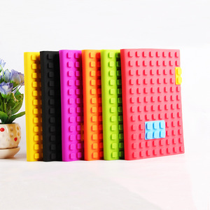 New Top Sale A6 <strong>Blocks</strong> Notebook, Fashion Silicone <strong>Blocks</strong> Notebook Cover