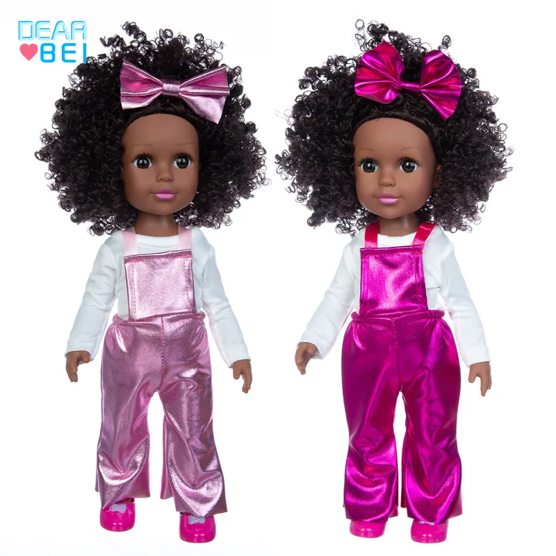 12 polegadas Renascer Boneca de Brinquedo das Crianças Menino Terno de Basquete negro Americano Presentes Do Bebê Pode Trocar de Roupa de Vinil Menina