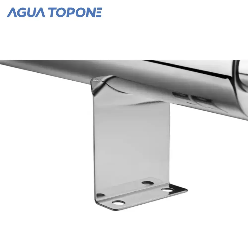 AGUA TOPONE 304 Tubería de acero inoxidable Montado en la pared Purificación de agua comercial Filtro de agua Uv Sistema de agua