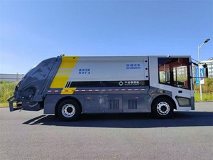 Bán tốt nhất 18m ³ Chassis nén rác xe tải nhãn hiệu/điện Hybrid cho chất thải Bộ sưu tập xe - Product Image 5