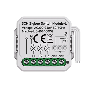 YiHi00 <strong>Zigbee</strong> 10A 3 Channel Smart Switch <strong>Module</strong> <strong>Zigbee</strong> Tuya SmartSwitch Relay <strong>Module</strong> Switch for Smart Home Automation - Product Image 2