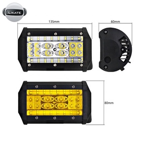 LKT 2020 yeni 4x4 aksesuarları 5 inç 84W LED iş lambası şeridi 3030 SMD Off road kamyon traktör far DRL sürüş sis işık - Product Image 4