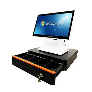 All-in-One 15,6-Zoll-Touchscreen-LCD-Monitor für Kassen-POS-Windows-System