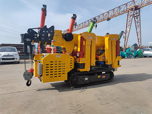 CE Mini laba-laba perayap derek Lift kerekan kaca tirai dinding pendukung teleskopik disesuaikan laba-laba kecil derek - Product Image 6