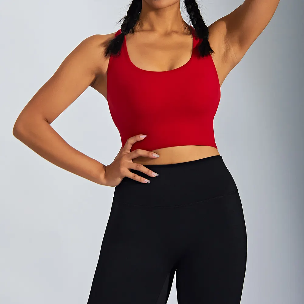 Luckpanther Custom Fitness Apparel Sports Fitness Tank Tops High Impact Sports Bra Women Yoga Wear