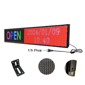 Kunden spezifische P10-Vollfarb-LED-Anzeige für den Innen-und Außenbereich Scroll-Text leiste für Einzelhandel geschäfte mit SDK-Funktion - Product Image 1