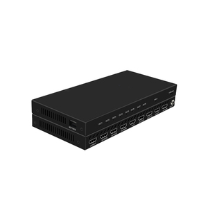 hdmi <strong>Splitter</strong> <strong>1</strong> in <strong>8</strong> Out 4K@60Hz 444 8bit HDR and HDCP2.2 Deep Color, 3D, Lip Sync, and HD Lossless Audio/Video Formats. - Product Image 1