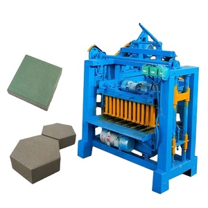 Semi-Automatic Cold Press Concrete <strong>Block</strong> <strong>Machine</strong> for Making Cement Hollow and Solid Pavers Concrete Bricks - Product Image 1