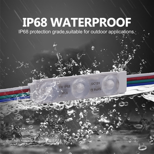 RGB модуль света Светодиодный модуль DC12V светодиодный водонепроницаемый RGB модуль IP68 SMD 2835 CE UL Rohs светодиодный свет для наружного декора - Product Image 3
