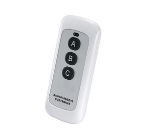 Telecomando digitale 3 tasti 433 telecomando Wireless auto giocattolo Audi 3 pulsante telecomando 433mhz Pt2264 telecomando fisso codice - Product Image 2