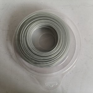 UM 3.0mm * 1lb çelik giyotin hattı ÇALI KESİCİ giyotin hattı yuvarlak gümüş gri çim kesici hattı Metal çekirdek - Product Image 2