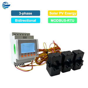 Medidor de vatios digital LCD de 4 cables trifásico de riel DIN con interfaz de comunicación RS485, transformador de corriente de 80A, 120A, 200A CT - Product Image 3