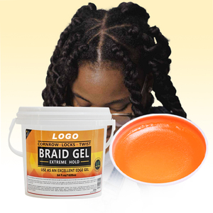 Chuyên Nghiệp Salon Sử Dụng Nhanh Chóng Khô Bện Gel Xoắn Bện Sóng Cạnh Gel Thêm Giữ Ngô Loc 64Oz Bện Gel - Product Image 2