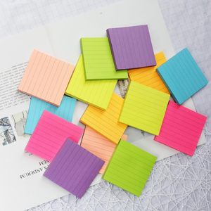Bloc de notas de papelería escolar impreso personalizado, Cubo de notas autoadhesivo, línea reciclable, notas adhesivas elegantes - Product Image 5