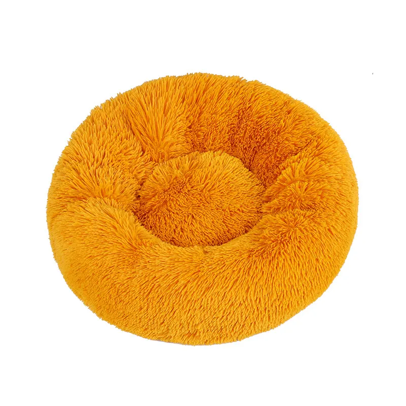 Cobertura removível por atacado cabelo longo pet camas acessórios cama do cão de pelúcia sofá produto pet cama para cão ca