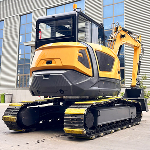 Entrega gratuita Produto Escavadeira Pequena Escavadeira Grandes Escavadeiras para Engenharia Kubota Engine 6.5-ton Pequena Escavadeira para Venda - Product Image 1