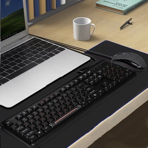 104-<strong>Keys</strong> RGB Wired USB <strong>Computer</strong> <strong>Keyboard</strong> Full Size with ABS Keycap for Windows for Mac PC for Office and Gaming - Product Image 3