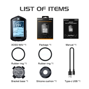 Ordenador de bicicleta inalámbrico XOSS ANT + de 2,4 pulgadas con navegación GPS y monitor de frecuencia cardíaca para ciclismo de carretera MTB y navegación de ruta - Product Image 2
