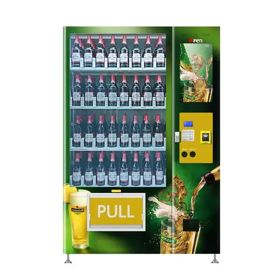 Distributeur automatique Offre Spéciale atm de papeterie, distributeur automatique d'eau liquide à boire Champagne Snack